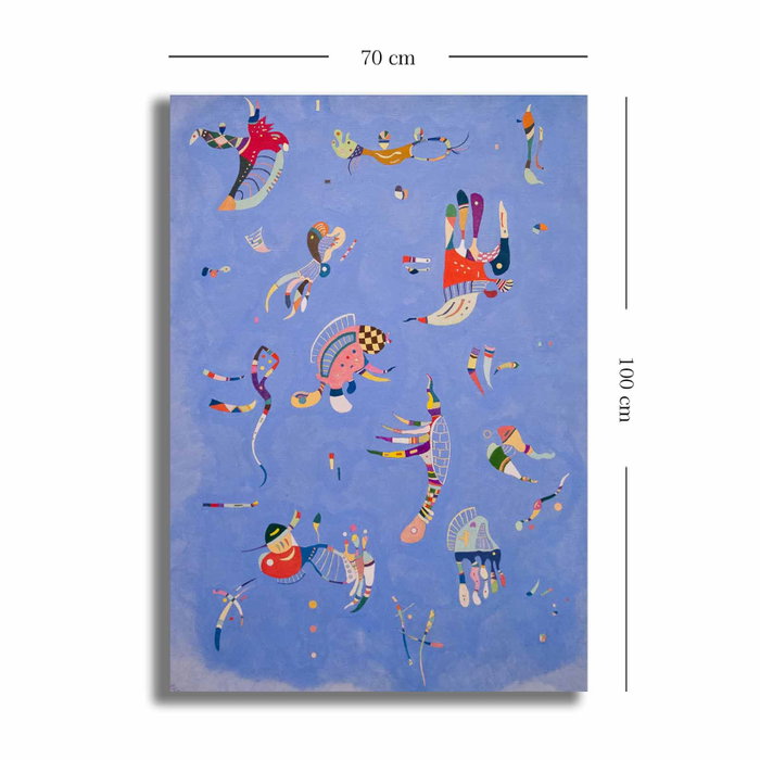 Wallity 70100KANDINSKY033 Vasili Kandinsky Lienzo Decorativo Multicolor 70 x 100 cm Wallity 70100KANDINSKY033 Vasili Kandinsky Lienzo Decorativo Multicolor 70 x 100 cm